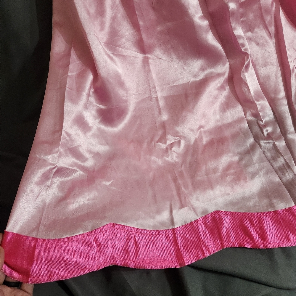 NWOT Womens L Princess Peach Dress Costume - Picture 8 of 11